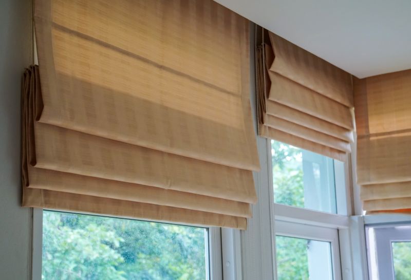 Roman Shades in Bedroom