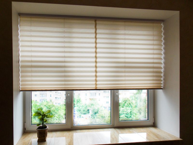 Pleated Shades Installation in Littleton, CO